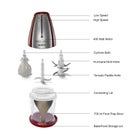 Salton&reg; Wiz n Mix All-in-One Food Processor, Chopper & Blender image number null