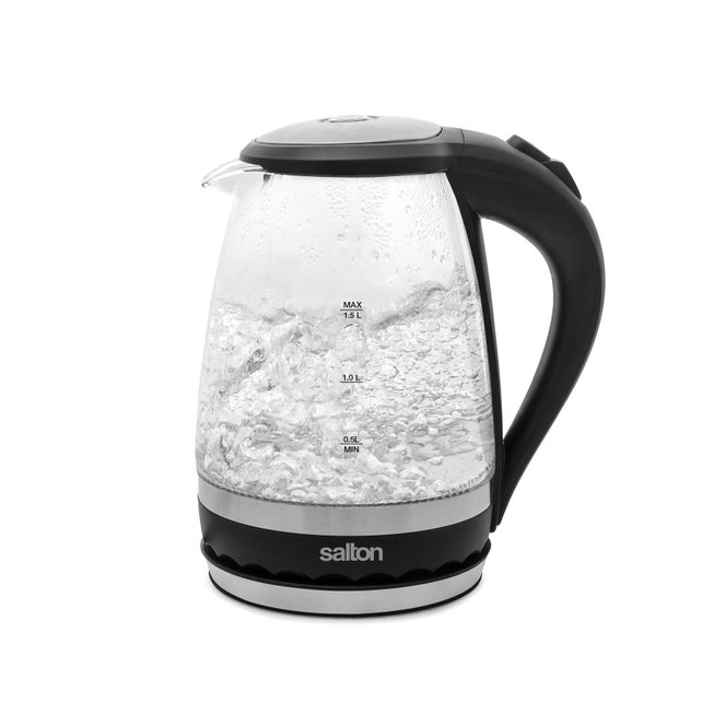 Salton® Compact Cordless Electric Glass Kettle image number null