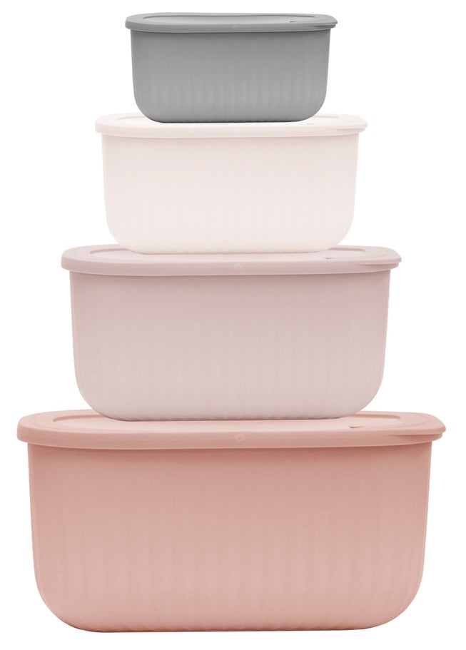 8-Pc. Plastic Food Storage Container Set image number 1