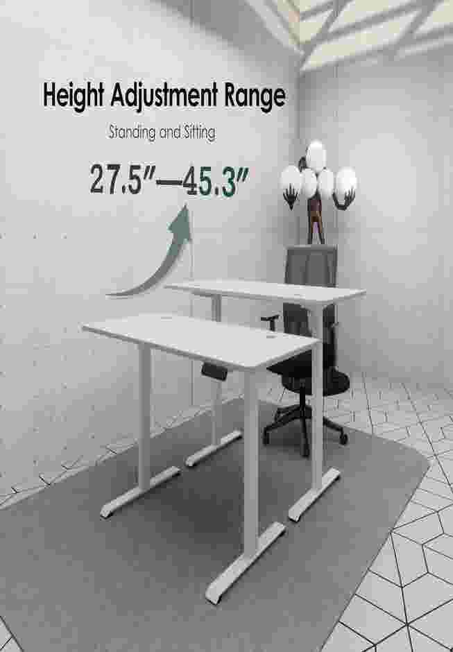 Electric Height adjustable Standing Desk image number 1