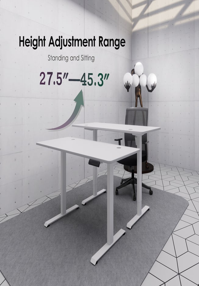 Electric Height adjustable Standing Desk image number 1