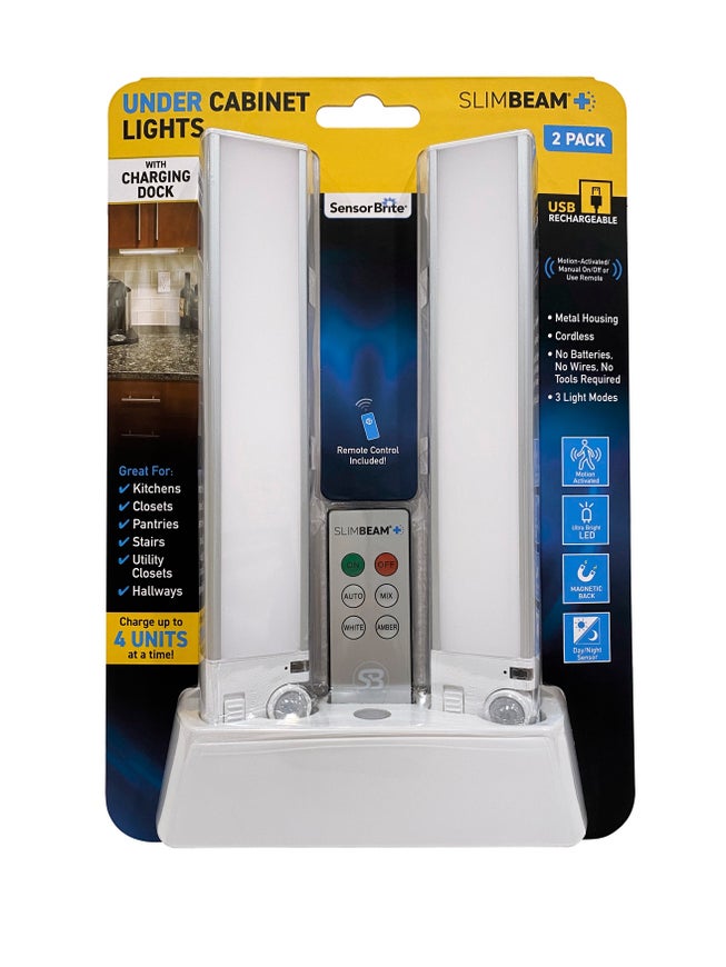Sensorbrite™ Slimbeam + Under Cabinet With Charging Dock, Pack of 2 image number null