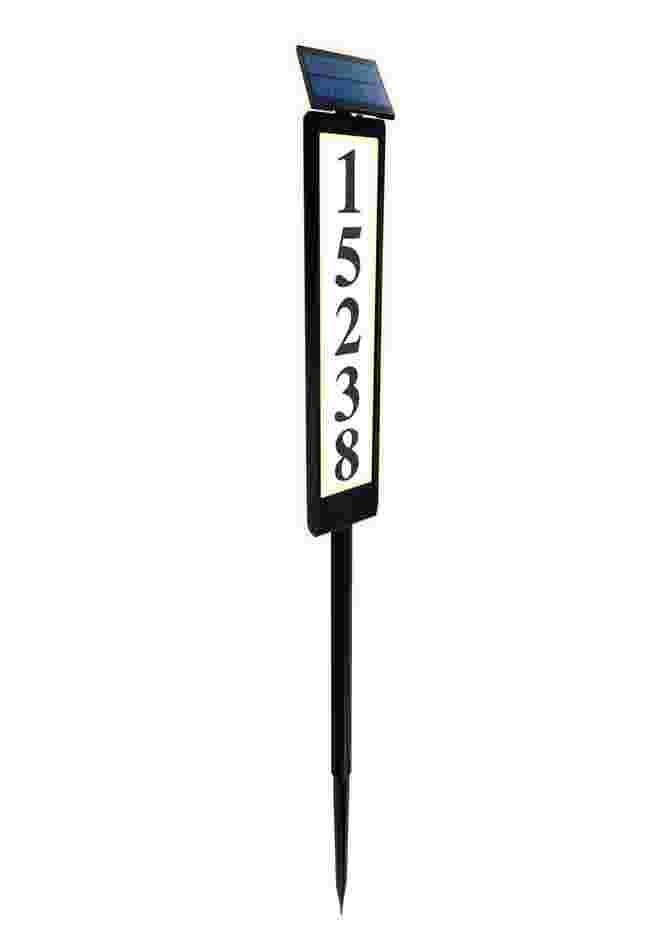 Sensor Brite® Solar-Powered Address Sign image number 0
