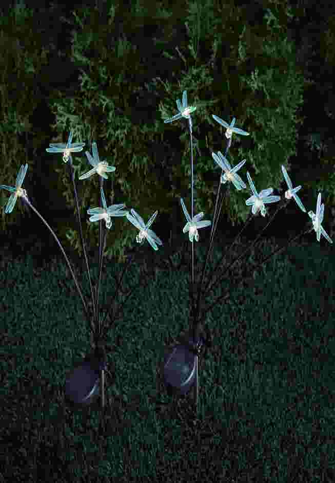 Solar Swaying Stake Light, Set of 2 image number 0