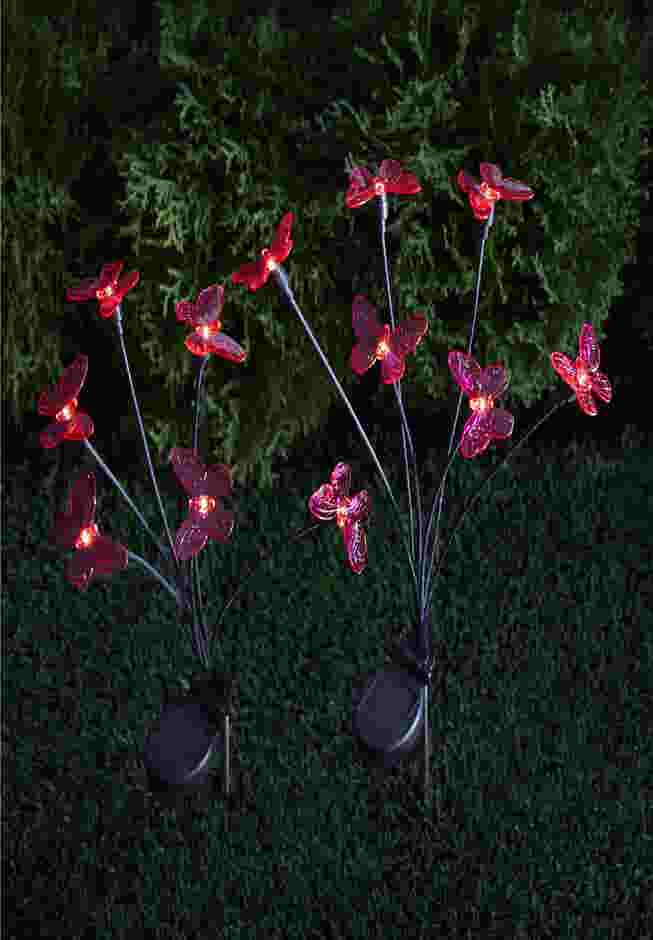Solar Swaying Stake Light, Set of 2 image number 0