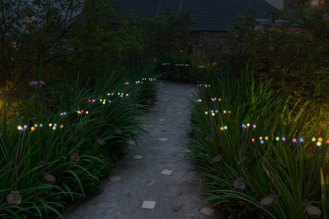 Multi Color Solar Swaying Stake Light, Set of 2 image number 3