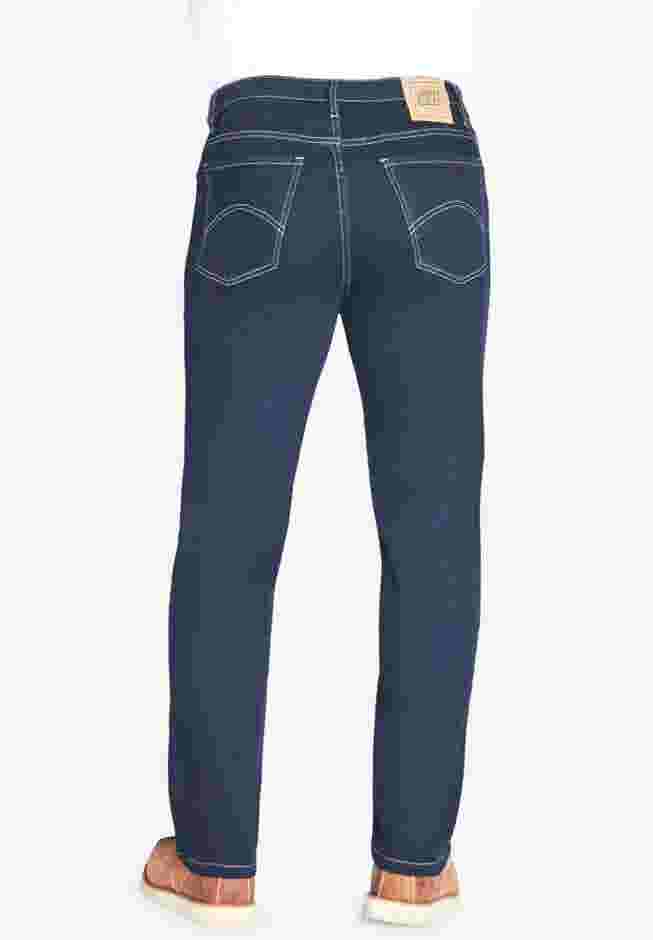 Straight-Fit Stretch 5-Pocket Jeans image number 1