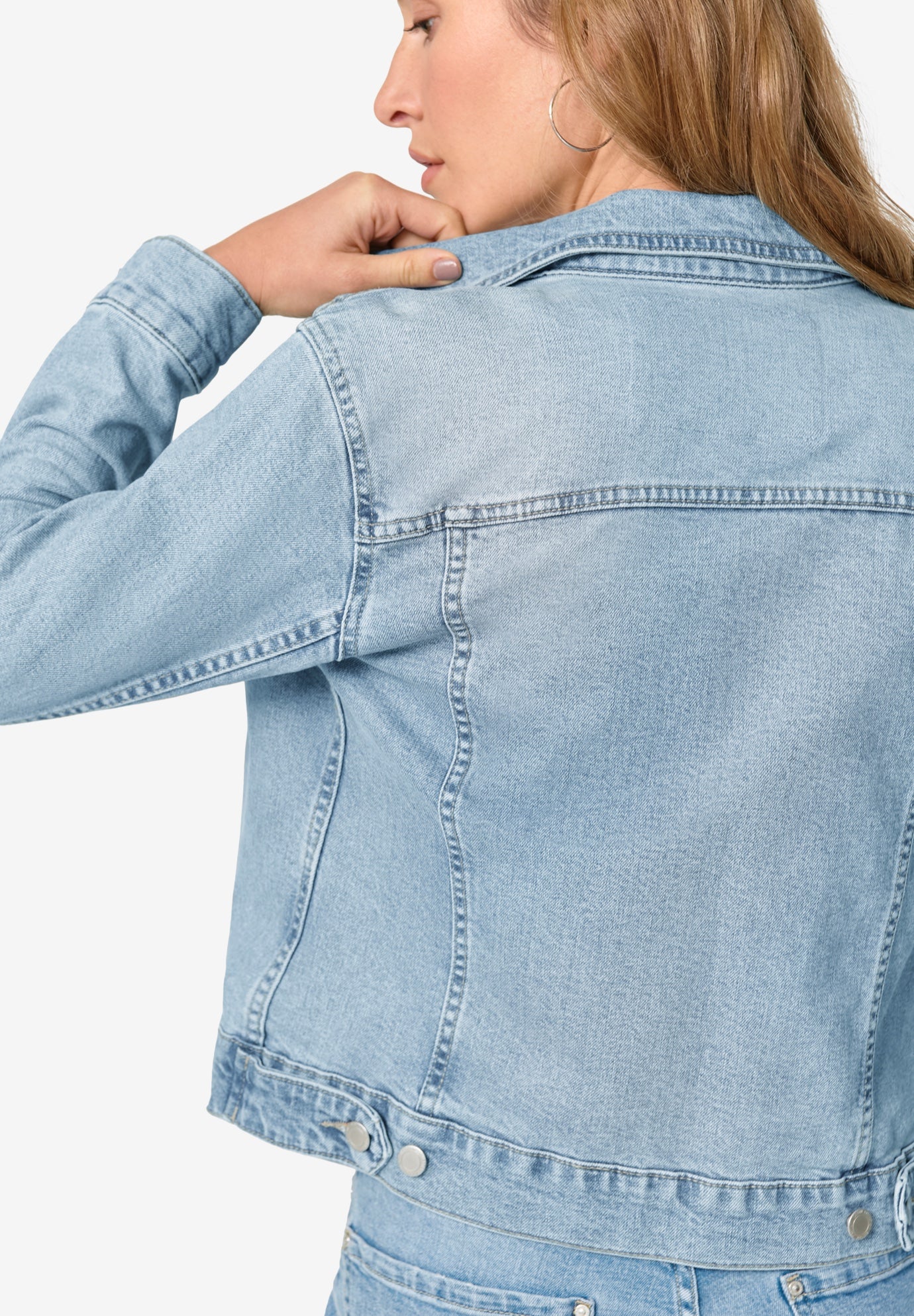 Classic Stretch Denim Jacket image number 1