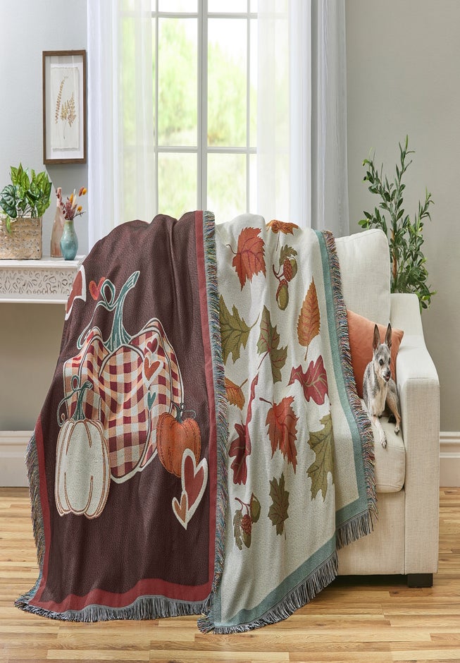 Jacquard Tapestry Blanket image number 1