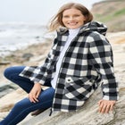 Hooded Fleece Coat image number null