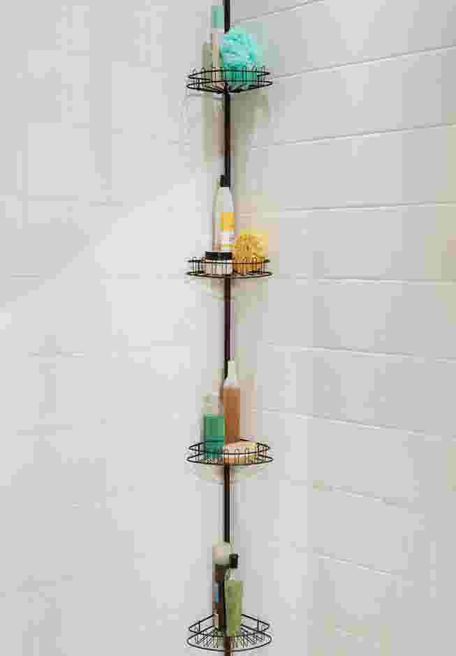 4-Tier Corner Shower Shelf image number 0