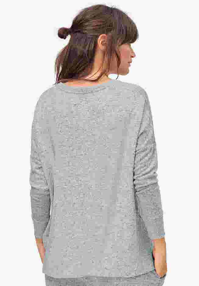 Marled Boxy Lounge Top image number 1
