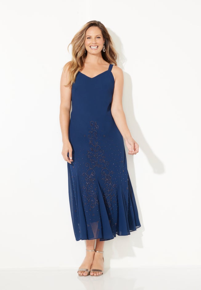 Masquerade Beaded Dress Set image number 8