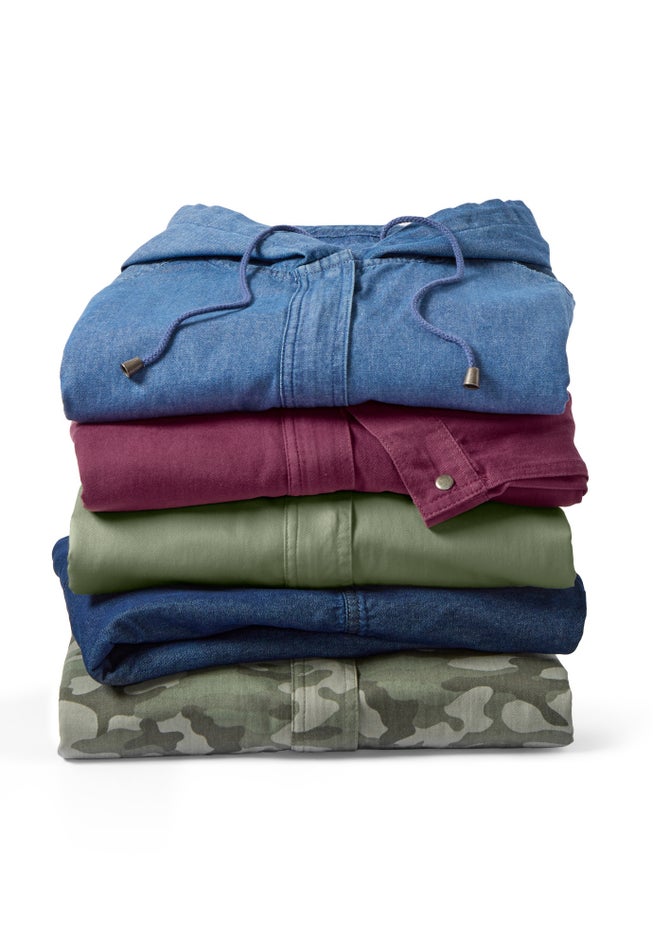 Lightweight Utility Hoodie Jacket image number 3