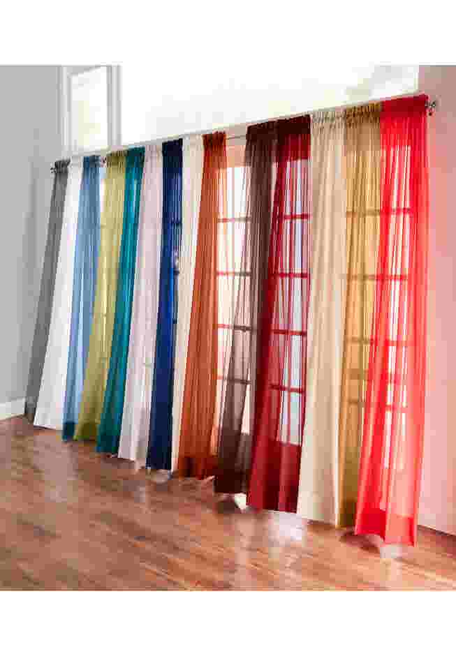 BH Studio Sheer Voile Rod-Pocket Panel Pair image number 4