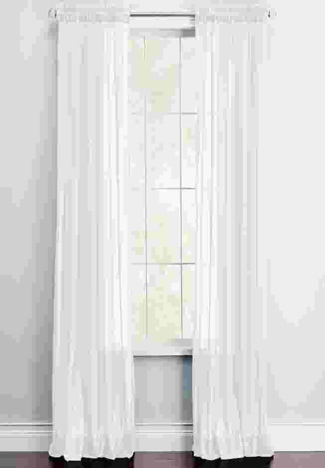 BH Studio Sheer Voile Rod-Pocket Panel Pair image number 0