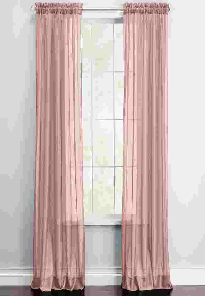 BH Studio Sheer Voile Rod-Pocket Panel Pair image number 0