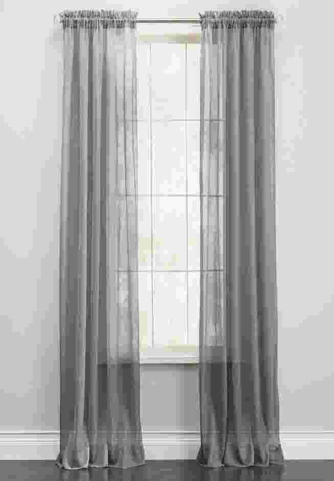BH Studio Sheer Voile Rod-Pocket Panel Pair image number 0