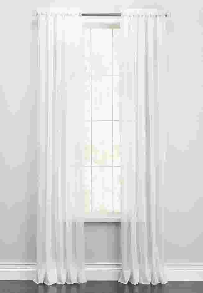 BH Studio Sheer Voile Rod-Pocket Panel Pair image number 0