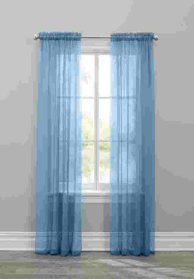 BH Studio Sheer Voile Rod-Pocket Panel Pair image number 0