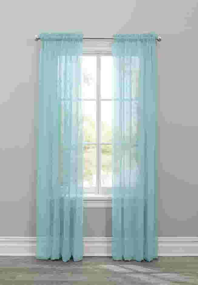 BH Studio Sheer Voile Rod-Pocket Panel Pair image number 0