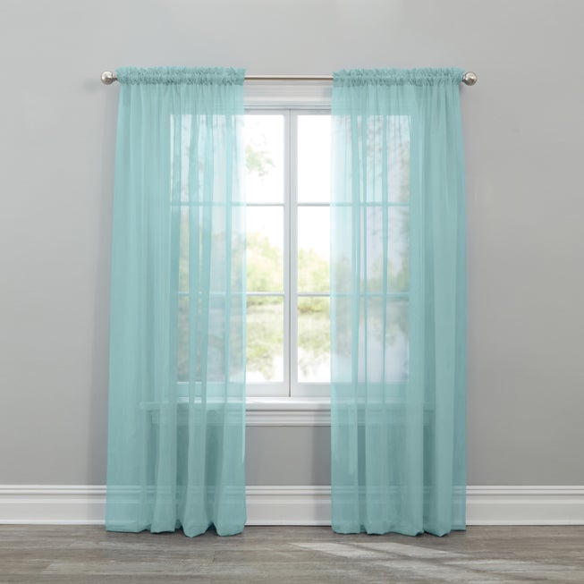 BH Studio Sheer Voile Rod-Pocket Panels -Set of 2 image number 0