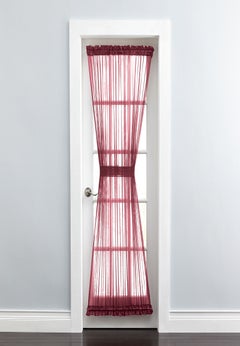 BH Studio Sheer Voile Door Panel With Tiebacks