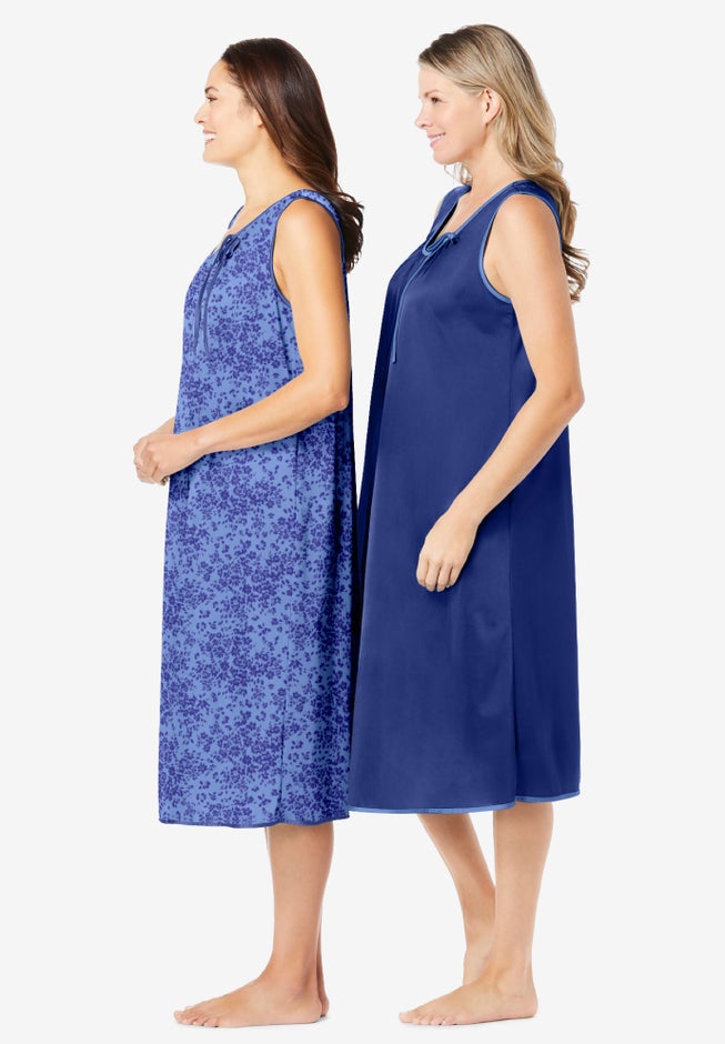 2-Pack Sleeveless Nightgown image number null
