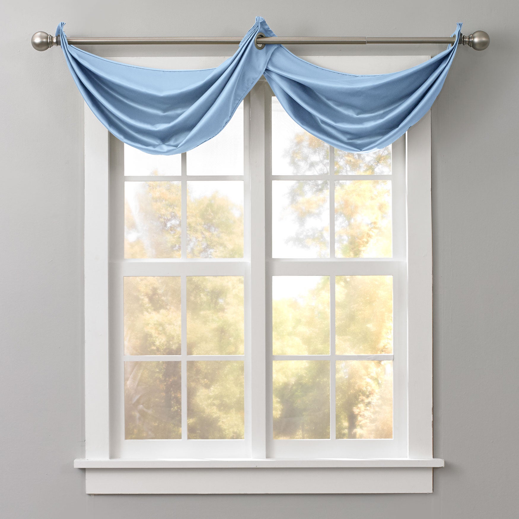 BH Studio Room-Darkening Waterfall Grommet Valance image number 0