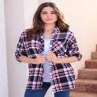Plaid Flannel Tunic image number null