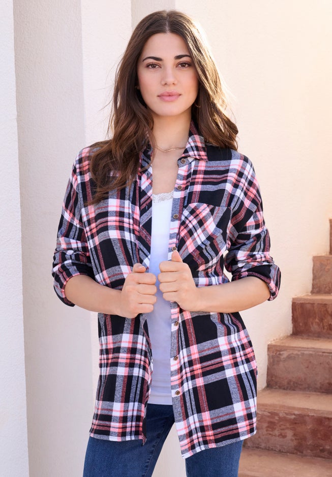 Plaid Flannel Tunic image number 2