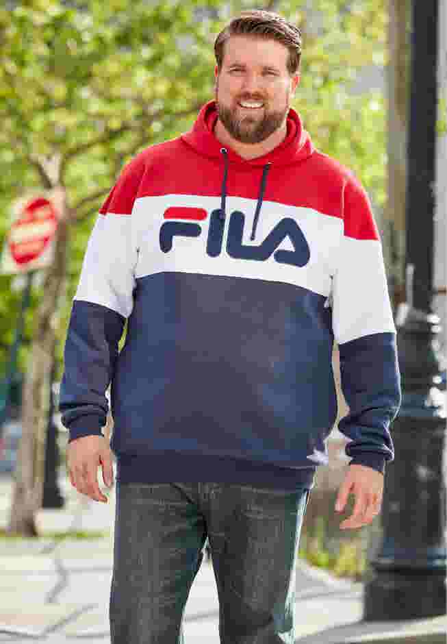 Colorblock Fleece Hoodie image number 1