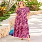 Scoopneck Maxi Dress image number null