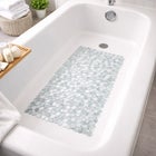 Extra Long Tub Mat With River Stones Design image number null