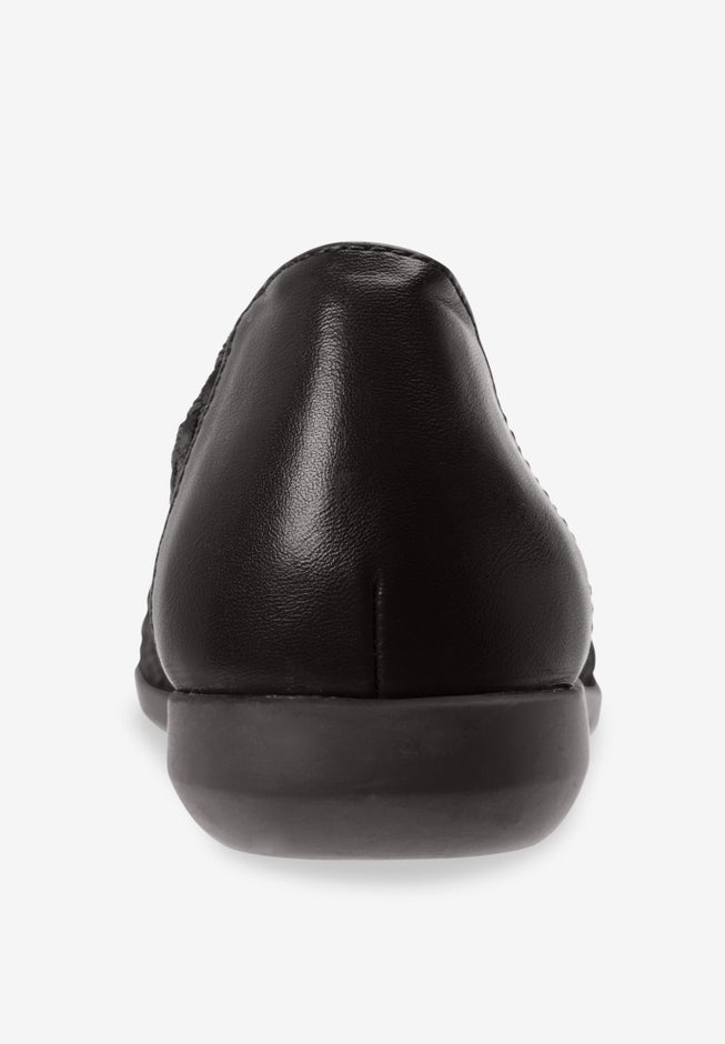 The Bethany Stretch Woven Slip On Flat image number 2