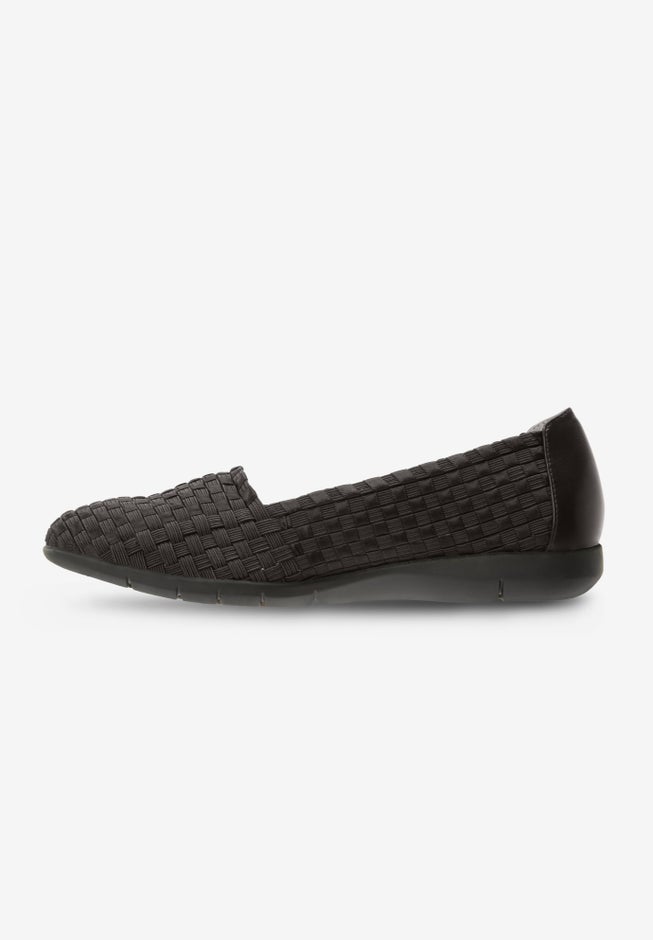 The Bethany Stretch Woven Slip On Flat image number 4
