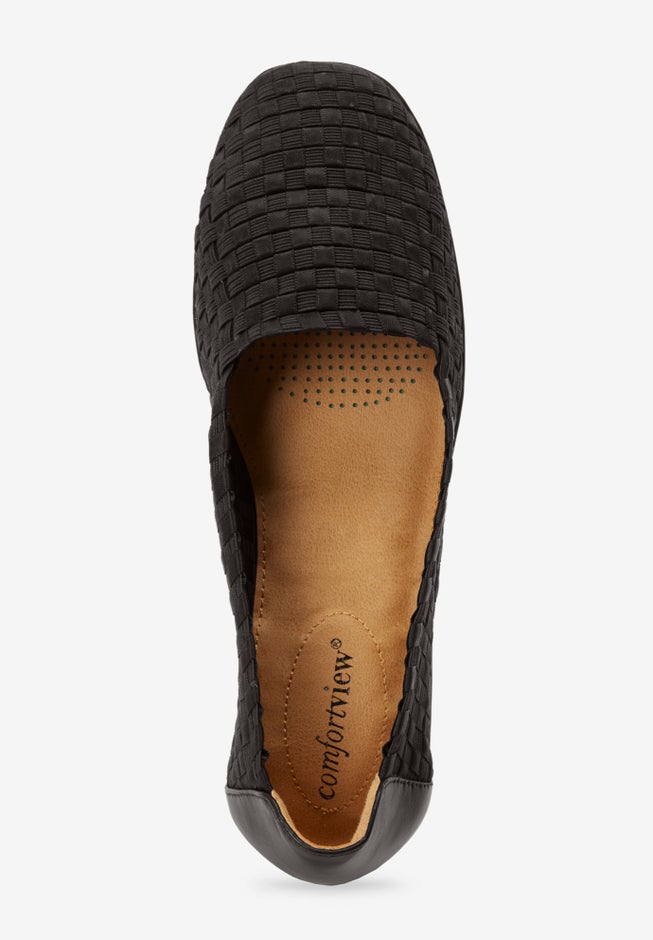 The Bethany Stretch Woven Slip On Flat image number 5