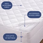 Bed Tite&trade; AquaGuard Waterproof Mattress Pad image number null