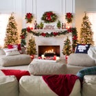 24" Pre-Lit Holiday Classic Tear Drop Swag image number null