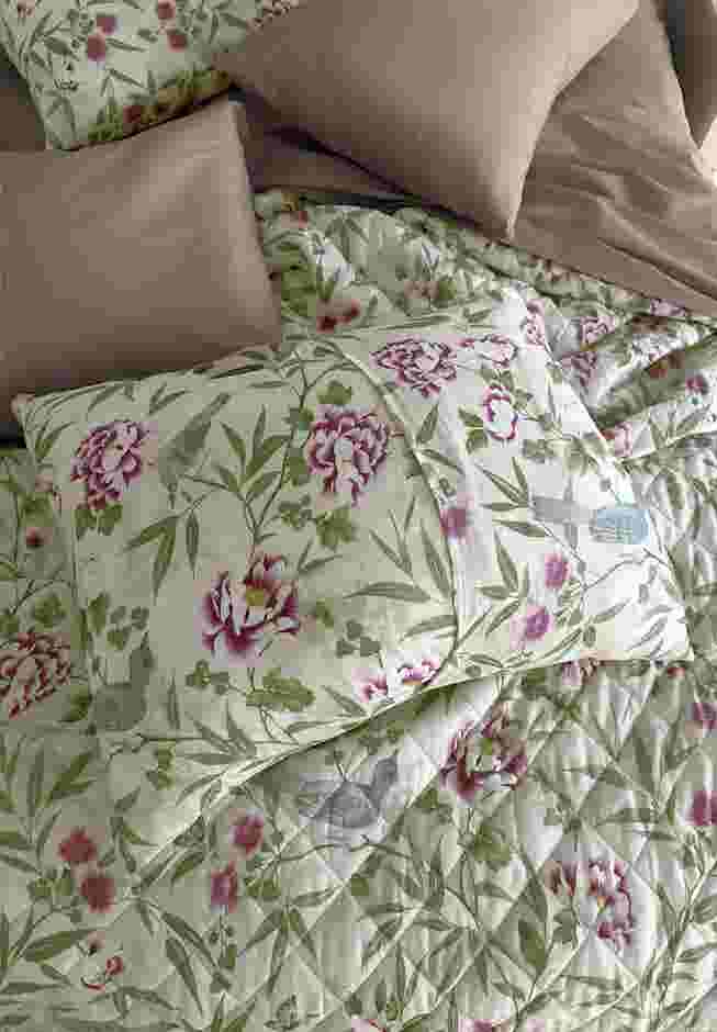 Lyocell Cotton Birdsong Quilt Set image number 2