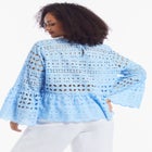 Flounce Peplum Top image number null