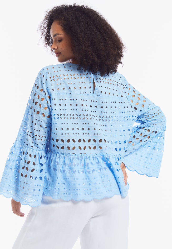 Flounce Peplum Top image number 1