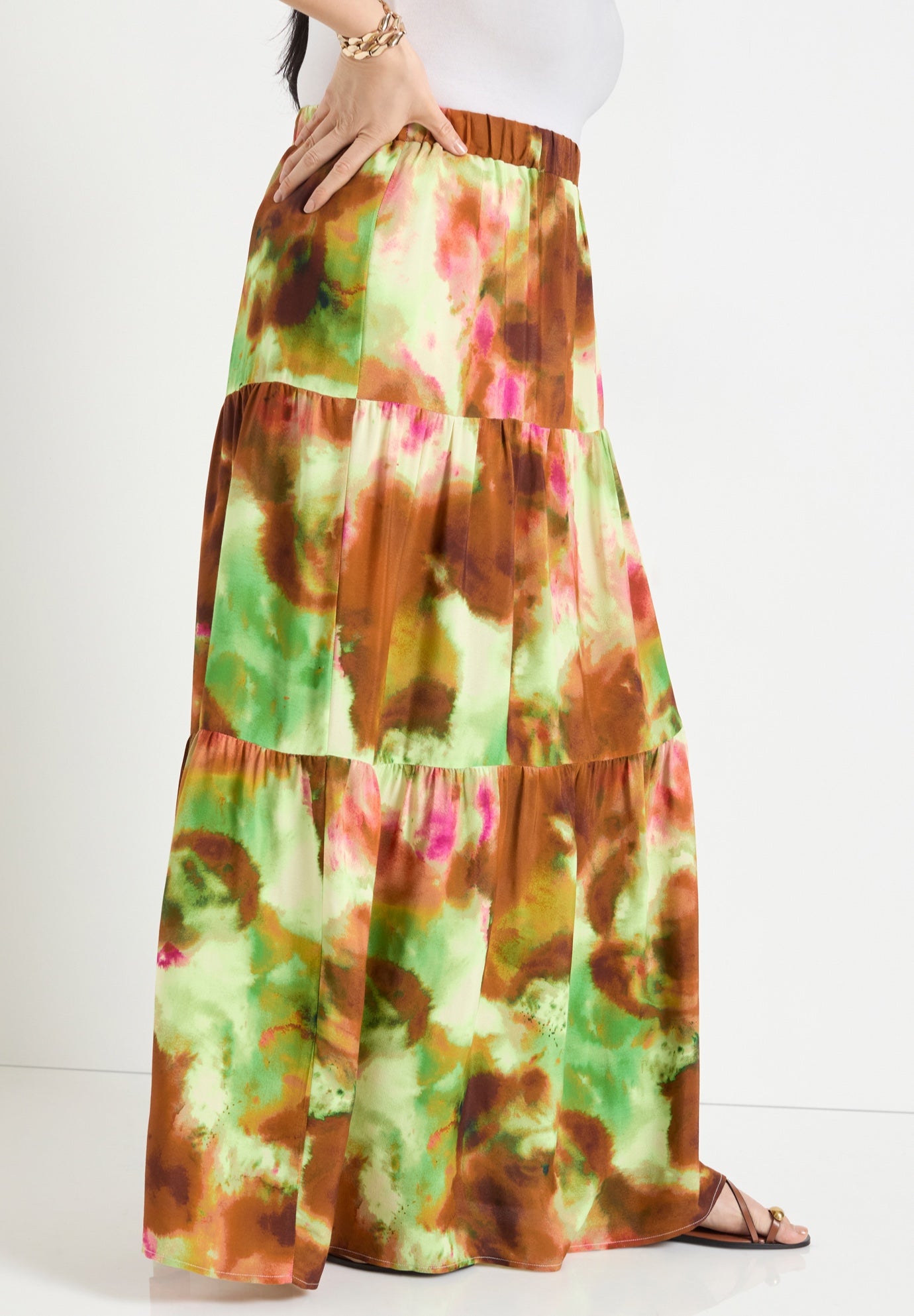 High-Slit Maxi Skirt image number 2