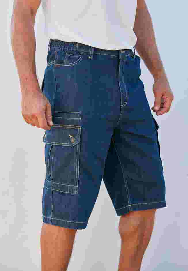 Denim Cargo Shorts image number 5