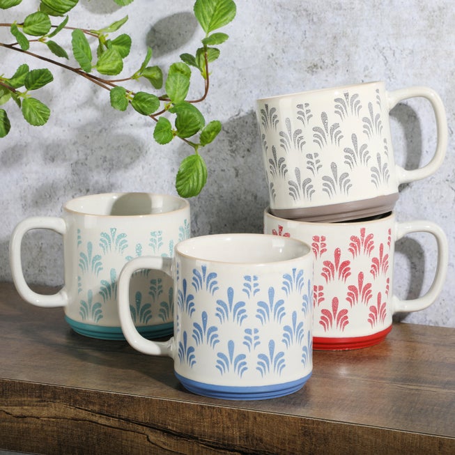 Palmridge 15 oz. Stackable Mugs, Set of 4 image number null