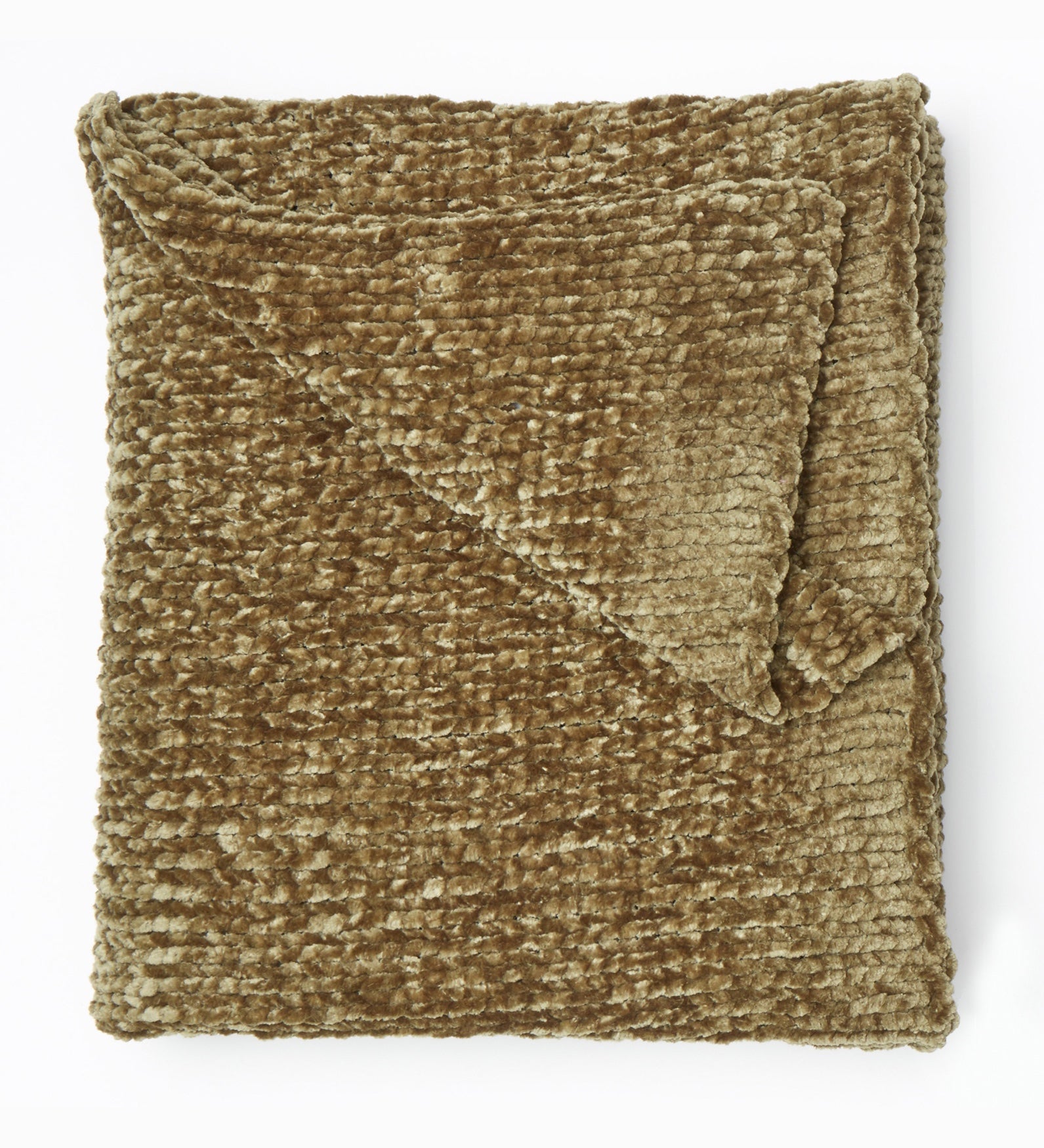 Chenille Knitted Throw Blanket image number 0