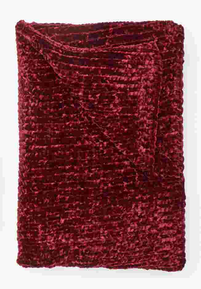 Chenille Knitted Throw Blanket image number 0
