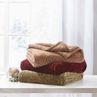 Chenille Knitted Throw Blanket image number null