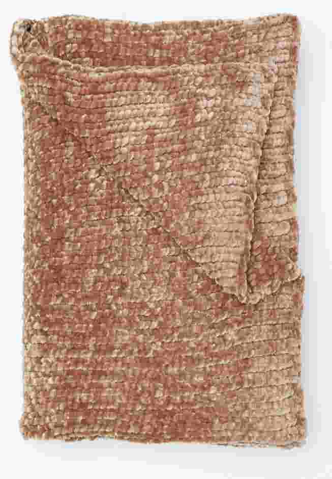 Chenille Knitted Throw Blanket image number 0