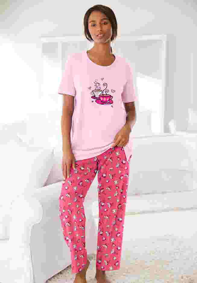Graphic Tee PJ Set image number 5